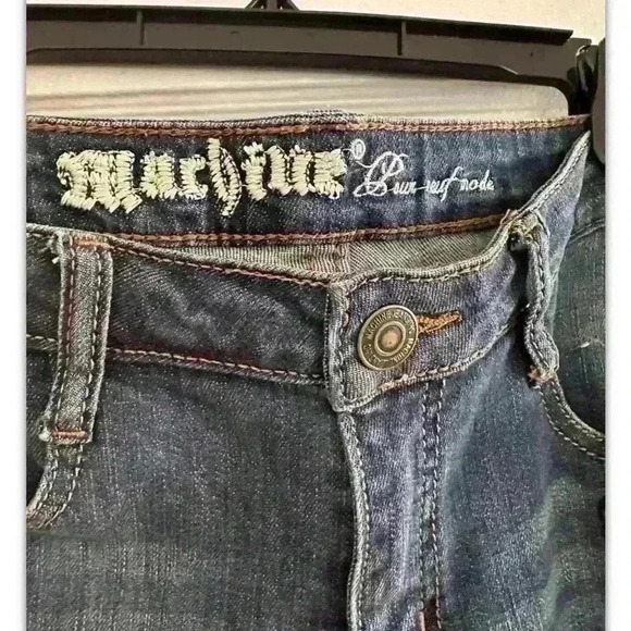 Machine Nouvelle Mode Jeans w/Patches fries, popcorn, letter B etc. Size 30. - Picture 6 of 6